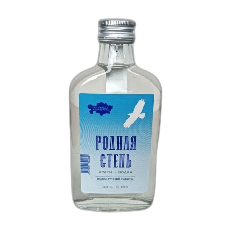 ВОДКА РОДНАЯ СТЕПЬ 38% 0,18Л