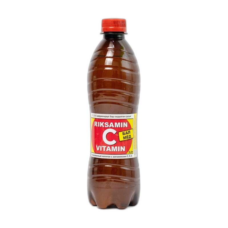 НАПИТОК ГАЗИРОВАННЫЙ RIKSAMIN VITAMIN C МЕД 0,5Л ПЭТ