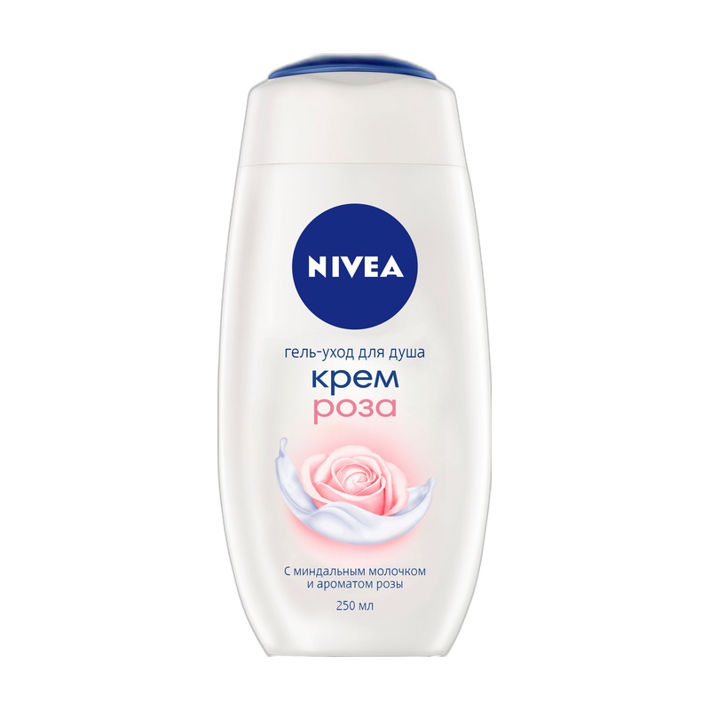 ГЕЛЬ-УХОД ДЛЯ ДУША NIVEA КРЕМ И РОЗА 250МЛ