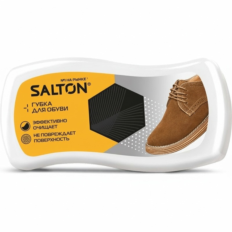 ГУБКА-ВОЛНА SALTON ДЛЯ ОБУВИ ИЗ НУБУКА, ЗАМШИ, ВЕЛЮРА