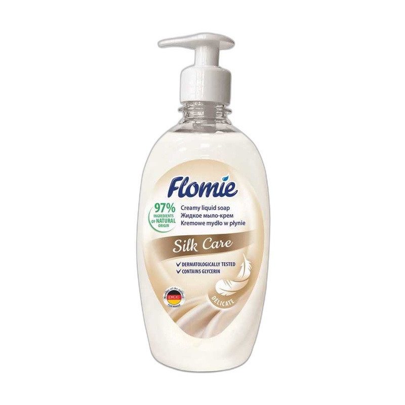 КРЕМ-МЫЛО ЖИДКОЕ FLOMIE SILK CARE 500МЛ