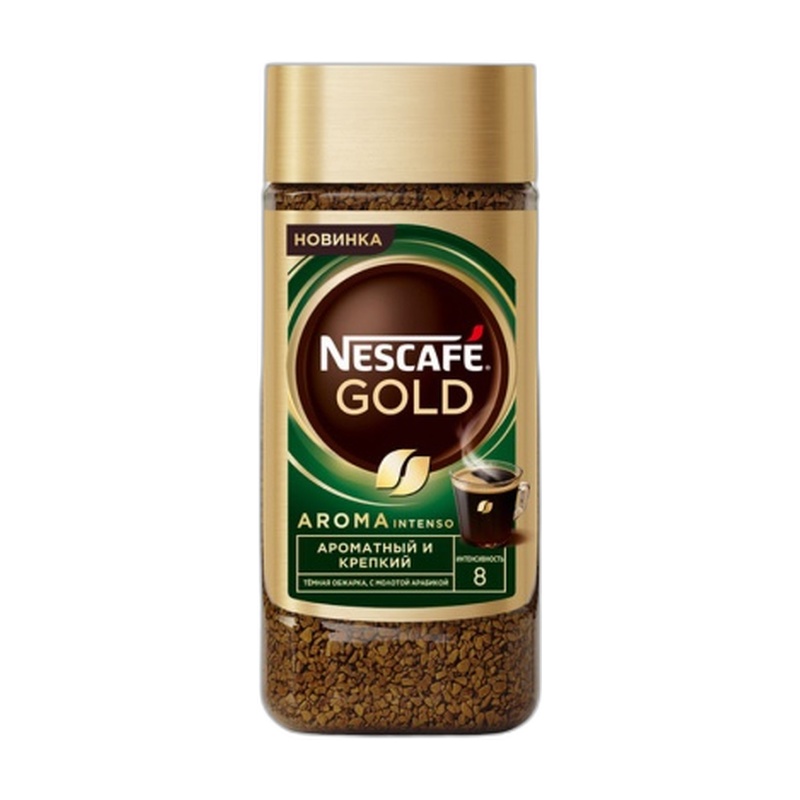 КОФЕ РАСТВОРИМЫЙ NESCAFE GOLD AROMA INTENSO 85Г СТ/Б