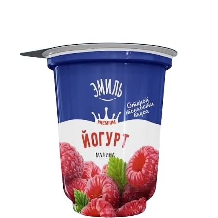ЙОГУРТ ЭМИЛЬ МАЛИНА 2,5% 275Г