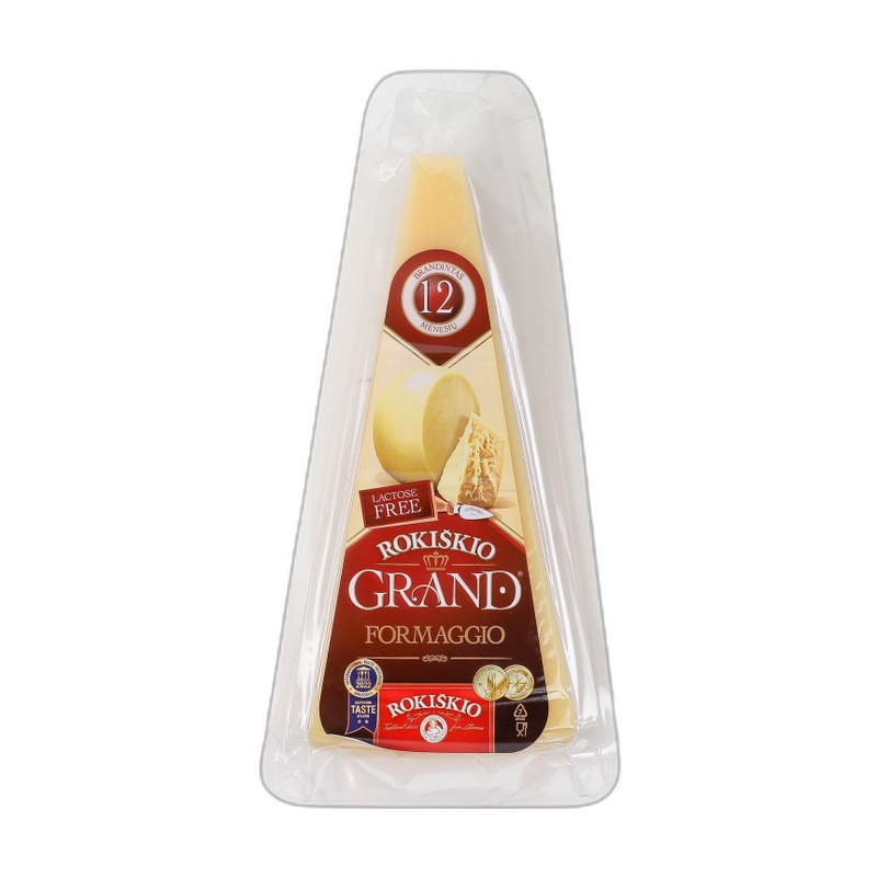 СЫР ROKISKIO GRAND ТВЕРДЫЙ 12 37% 180Г В/У