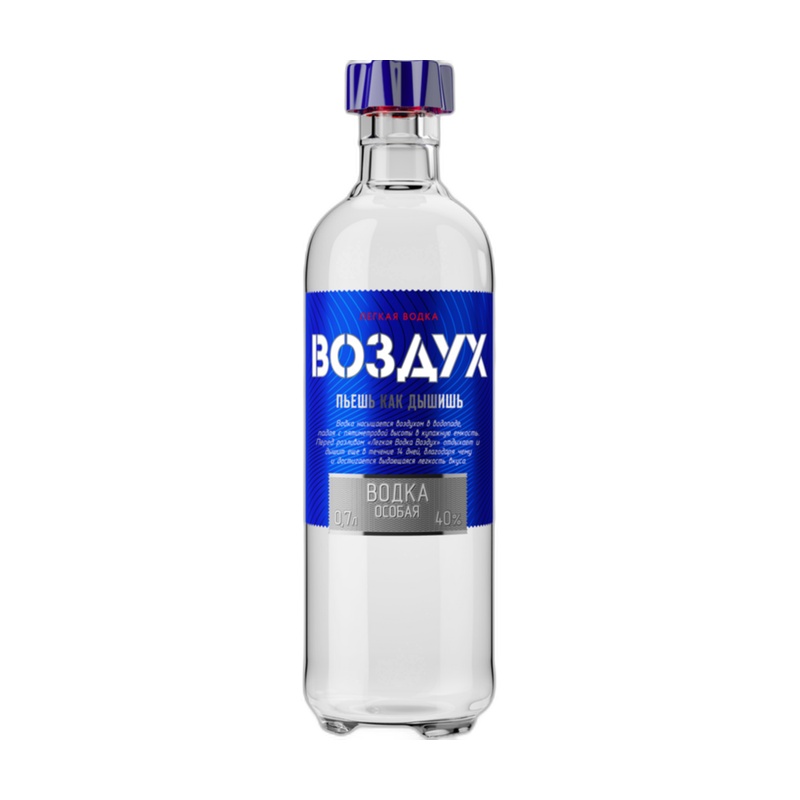 ВОДКА ВОЗДУХ ЛЕГКАЯ ОСОБАЯ 40% 0,7Л