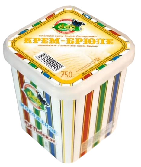 МОРОЖЕНОЕ DEP КРЕМ-БРЮЛЕ 750Г ПЭТ