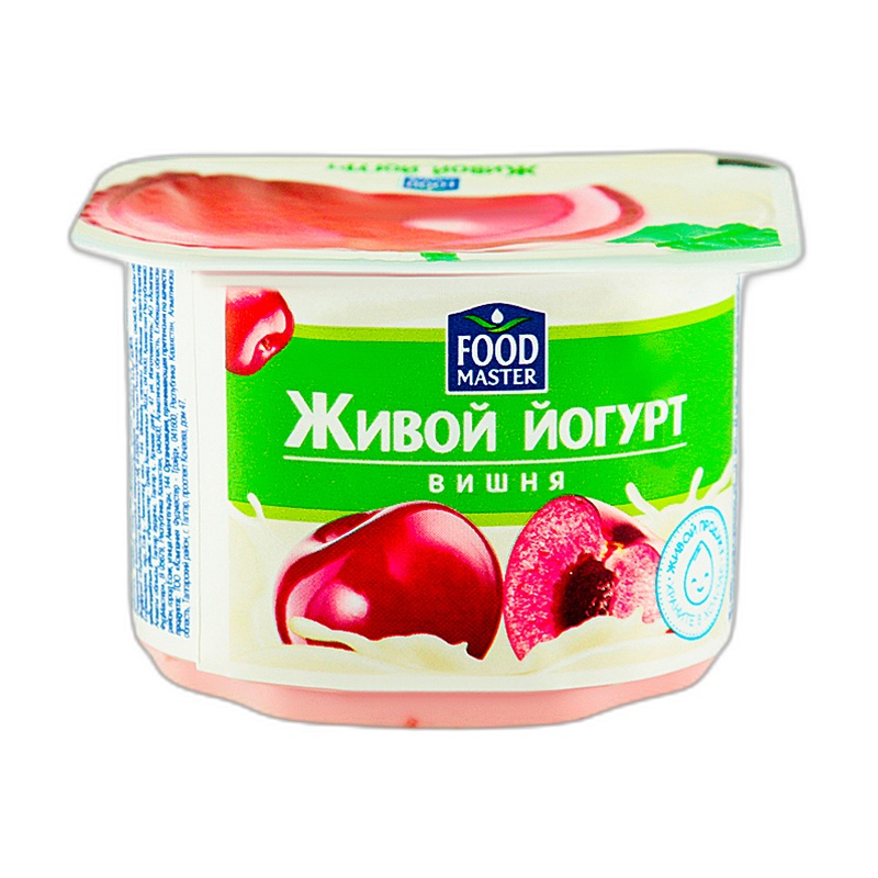 ЙОГУРТ ЖИВОЙ ВИШНЯ 1,5% 110Г