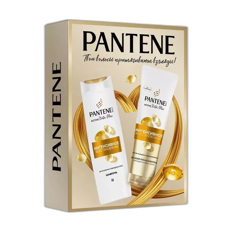 НАБОР PANTENE ШАМПУНЬ 250МЛ+ БАЛЬЗАМ-ОПОЛАСКИВАТЕЛЬ 200/180МЛ ИНТЕН.ВОССТАНОВЛЕН