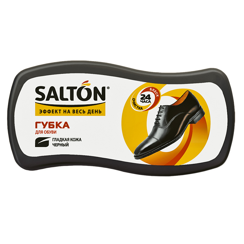 ГУБКА SALTON ДЛЯ ОБУВИ ИЗ ГЛАДКОЙ КОЖИ ЧЕРНАЯ
