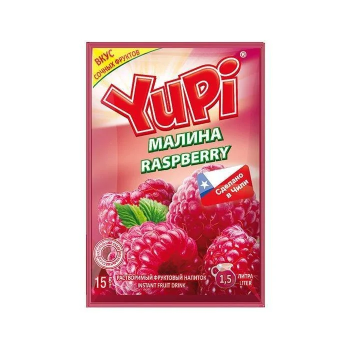 НАПИТОК РАСТВОРИМЫЙ YUPI МАЛИНА 12Г