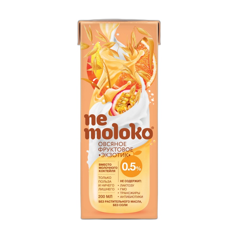 НАПИТОК ОВСЯНЫЙ NEMOLOKO ФРУКТОВЫЙ ЭКЗОТИК 200МЛ Т/П