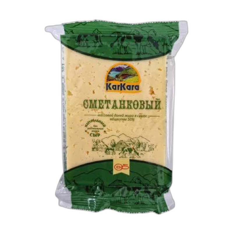 СЫР KARKARA СМЕТАНКОВЫЙ МДЖ 50% 200Г