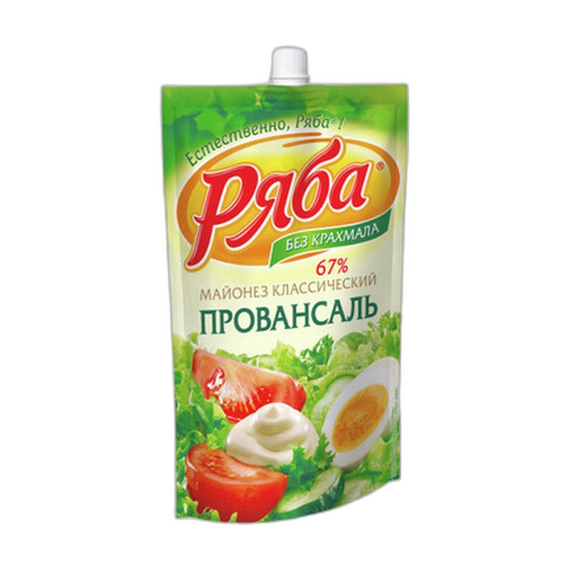 МАЙОНЕЗ РЯБА ПРОВАНСАЛЬ 67% 410Г Д/П