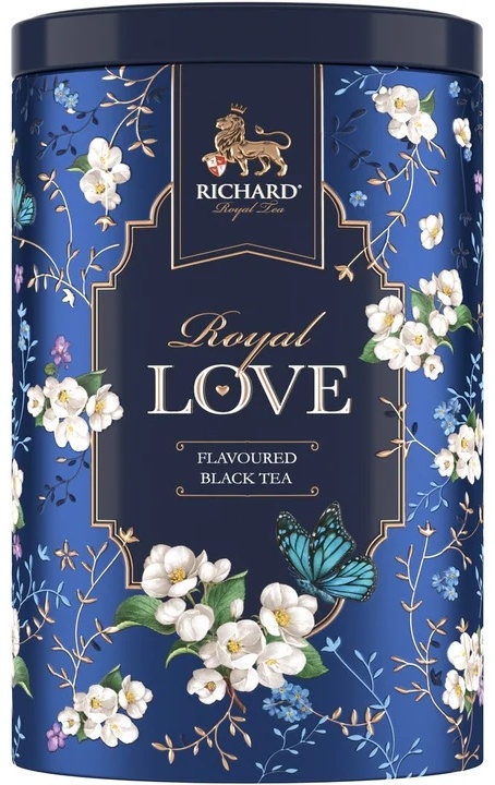 ЧАЙ ЧЕРНЫЙ RICHARD ROYAL LOVE 80Г Ж/Б