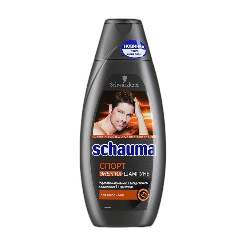 ШАМПУНЬ SCHAUMA SPORTS POWER 2IN1 400МЛ
