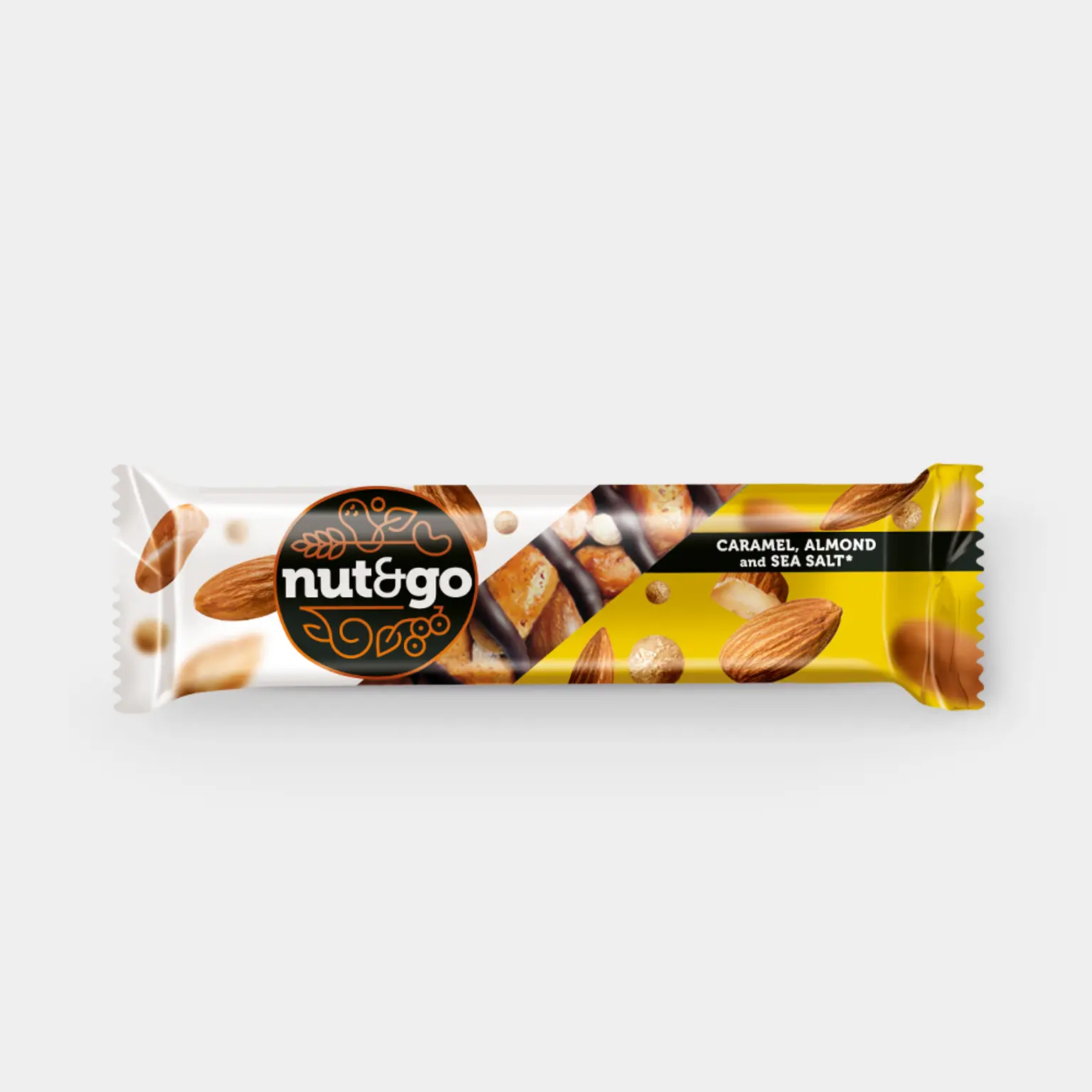 БАТОНЧИК NUT&GO МИНДАЛЬ 34Г