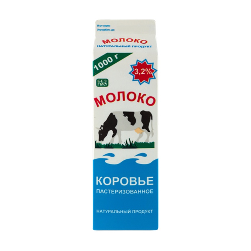 МОЛОКО ГОРМОЛЗАВОД 3,2% 1000Г Ф/П