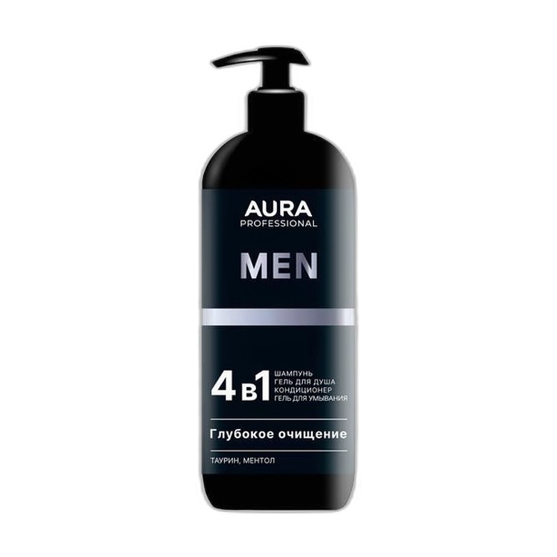 ШАМПУНЬ AURA PROFESSIONAL MEN ГЛУБОКОЕ ОЧИЩЕНИЕ 1000МЛ