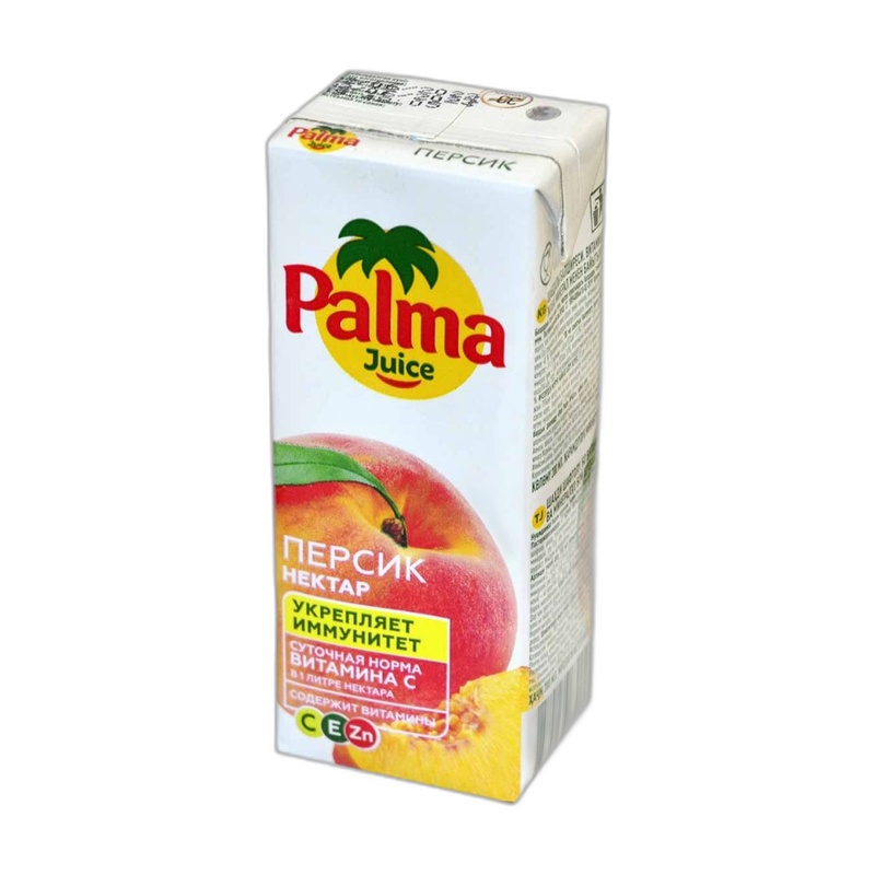 НЕКТАР PALMA ПЕРСИК 200МЛ Т/П