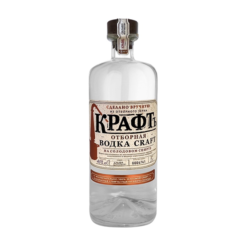 ВОДКА КРАФТЪ ОТБОРНАЯ 40% 0,2Л