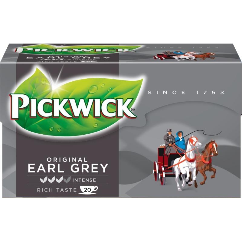 ЧАЙ ЧЕРНЫЙ PICKWICK EARL GREY С БЕРГАМОТОМ 20 ПАКЕТИКОВ