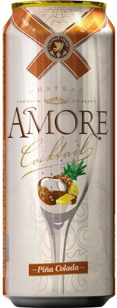 КОКТЕЙЛЬ AMORE ПИНА КОЛАДА 7,1% 0,45Л Ж/Б