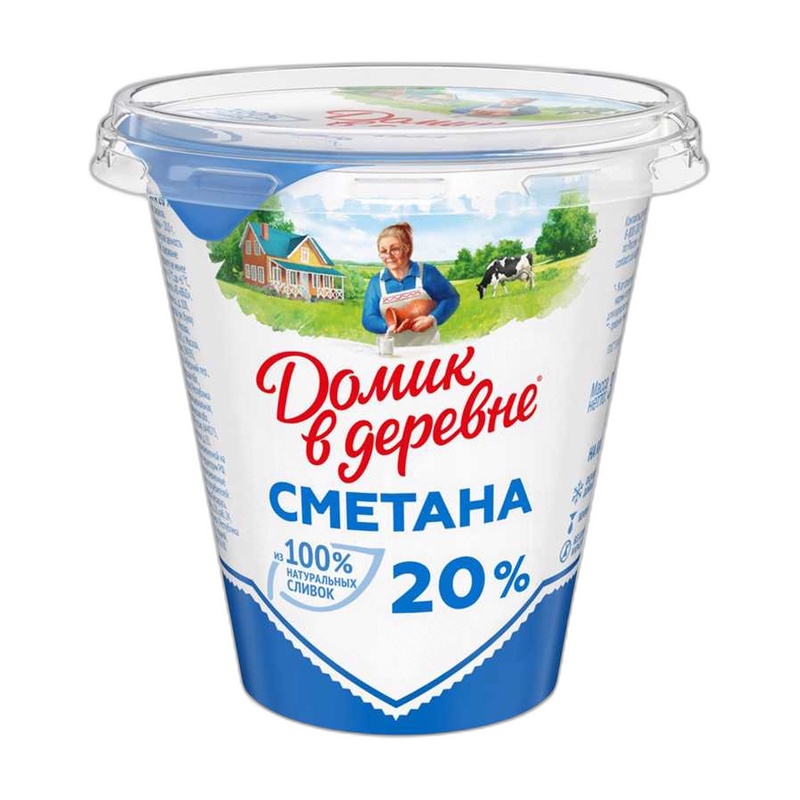 СМЕТАНА ДОМИК В ДЕРЕВНЕ 20% 315Г