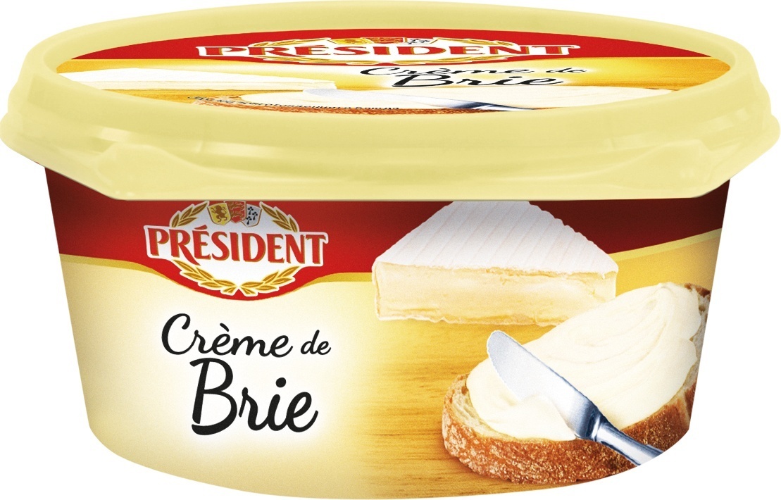 СЫР ПЛАВЛЕНЫЙ PRESIDENT CREME DE BRIE 50% 125Г