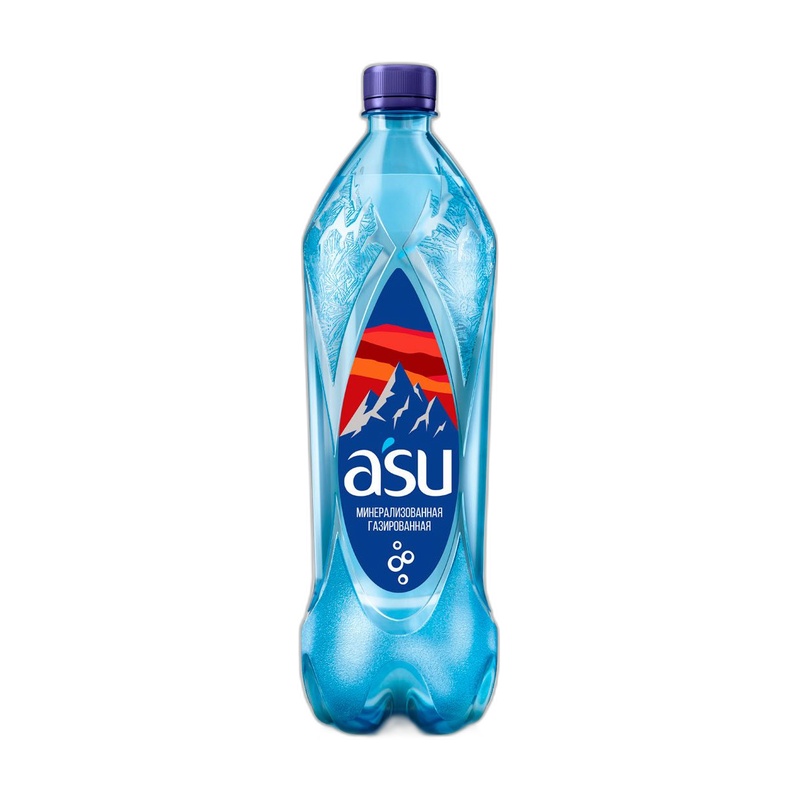 ВОДА ГАЗИРОВАННАЯ ASU 1Л ПЭТ