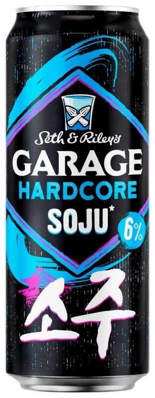 ПИВНОЙ НАПИТОК GARAGE HARDCORE SOJU 6% 0,43Л Ж\Б