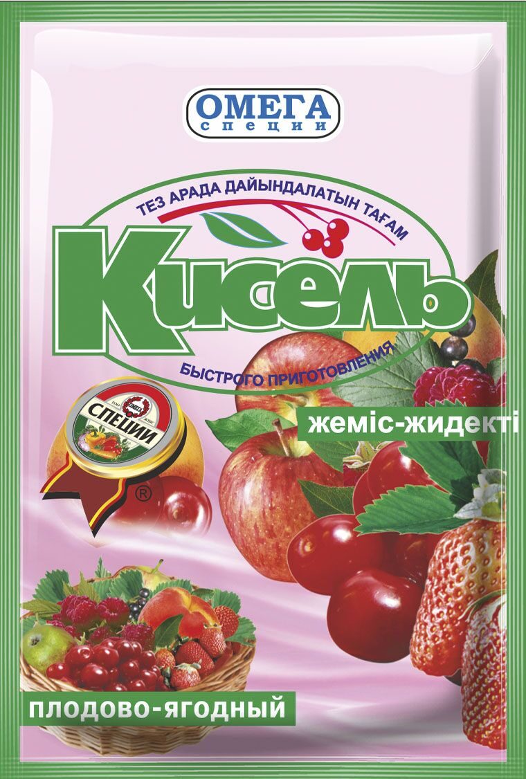 КИСЕЛЬ ОМЕГА ПЛОДОВО-ЯГОДНЫЙ 90Г
