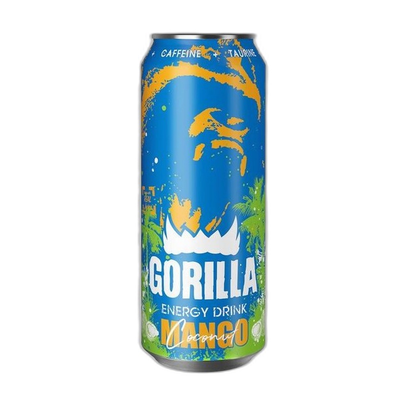НАПИТОК ЭНЕРГЕТИЧЕСКИЙ GORILLA MANGO COCONUT 0,45Л Ж/Б