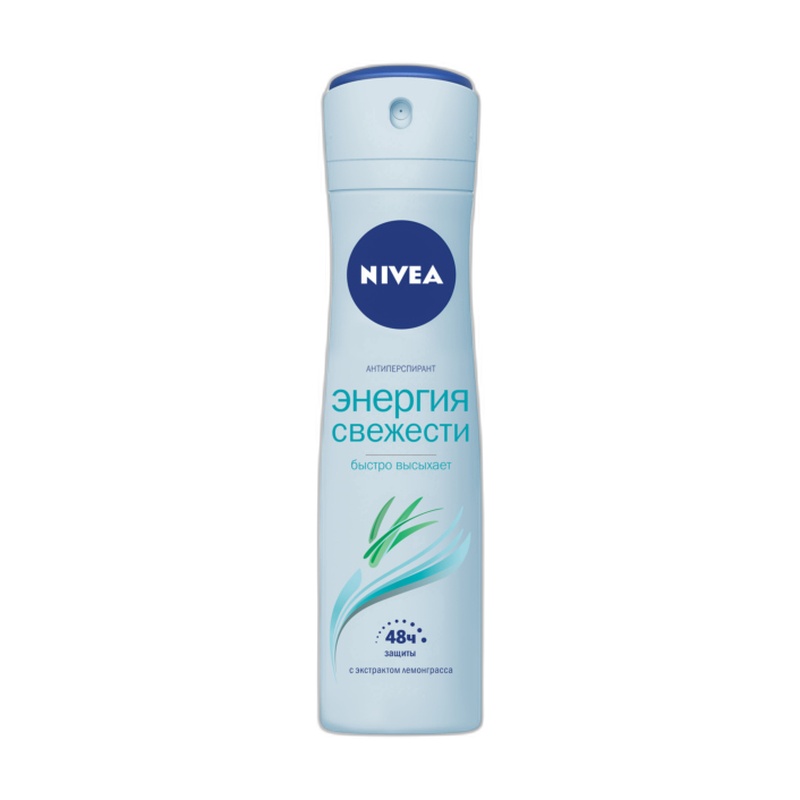 АНТИПЕРСПИРАНТ-СПРЕЙ NIVEA ЭНЕРГИЯ СВЕЖЕСТИ 150МЛ