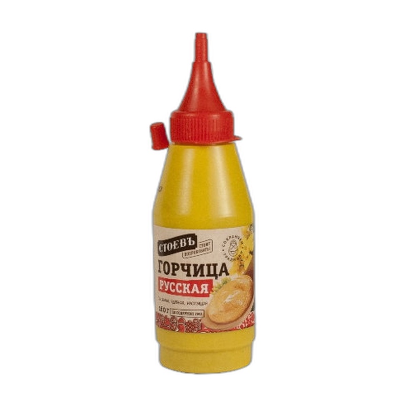 ГОРЧИЦА СТОЕВЪ РУССКАЯ 160Г ПЭТ