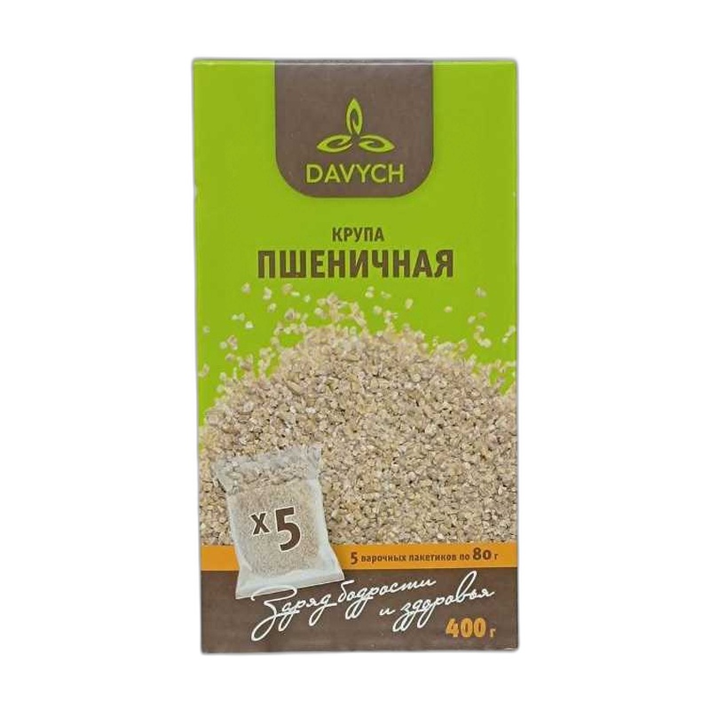 ПШЕНИЧНАЯ КРУПА DAVYCH 400Г ВАР/ПАК