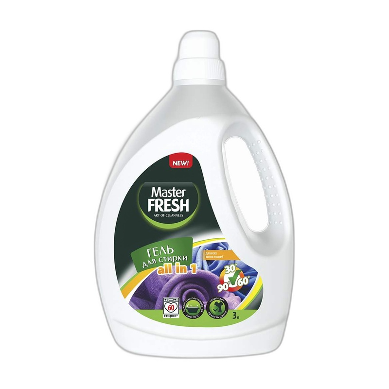 ГЕЛЬ ДЛЯ СТИРКИ MASTER FRESH ALL-IN-1 1,3Л