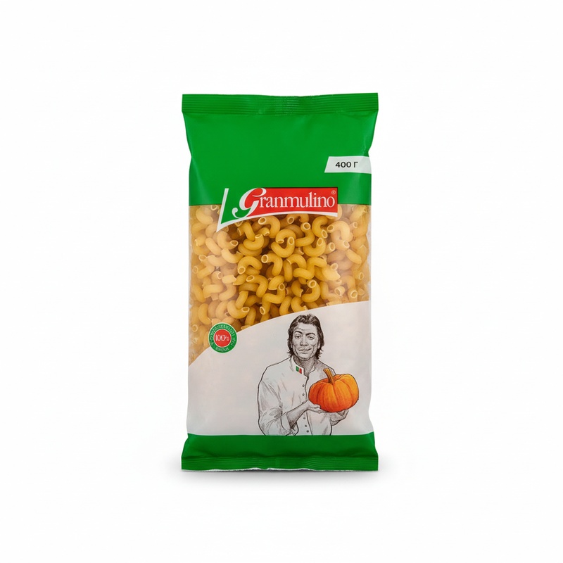 МАКАРОНЫ GRANMULINO РОЖКИ ВИТЫЕ 400Г