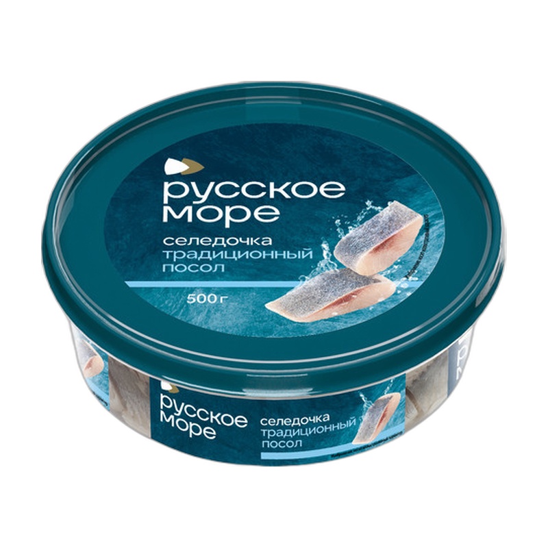 ФИЛЕ КУСОЧКИ СЕЛЬДИ РУССКОЕ МОРЕ С АРОМАТОМ ДЫМА В МАСЛЕ 500Г