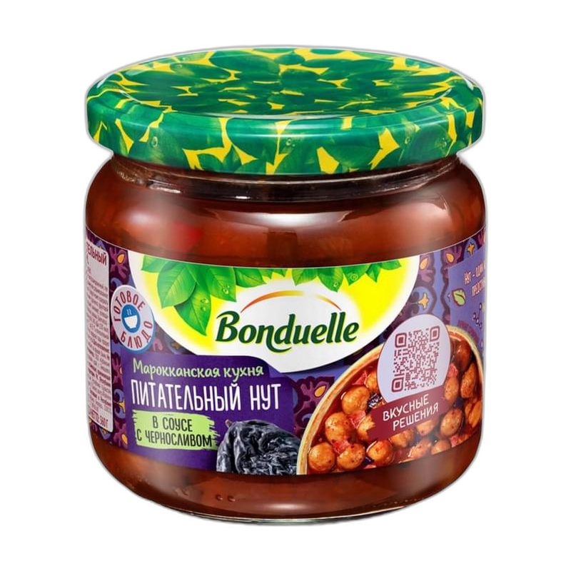 НУТ BONDUELLE С ЧЕРНОСЛИВОМ 350МЛ