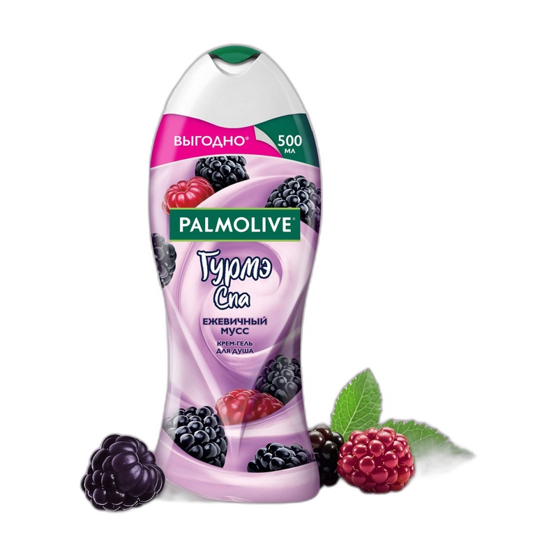 ГЕЛЬ ДЛЯ ДУША PALMOLIVE ГУРМЕ ЕЖЕВИЧНЫЙ МУСС 500МЛ