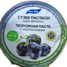 ТВОРОЖНАЯ ПАСТА BEST MILK ЧЕРНОСЛИВ 18,5% 160Г