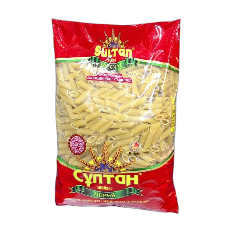 МАКАРОНЫ СУЛТАН ПЕРЬЯ 1,6КГ