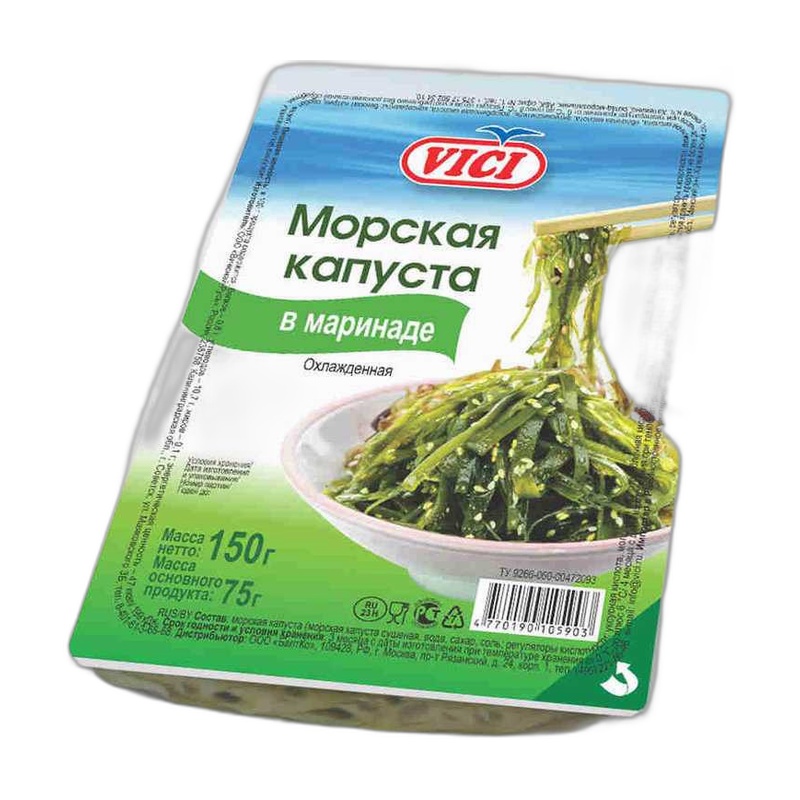МОРСКАЯ КАПУСТА VICI В МАРИНАДЕ 150Г