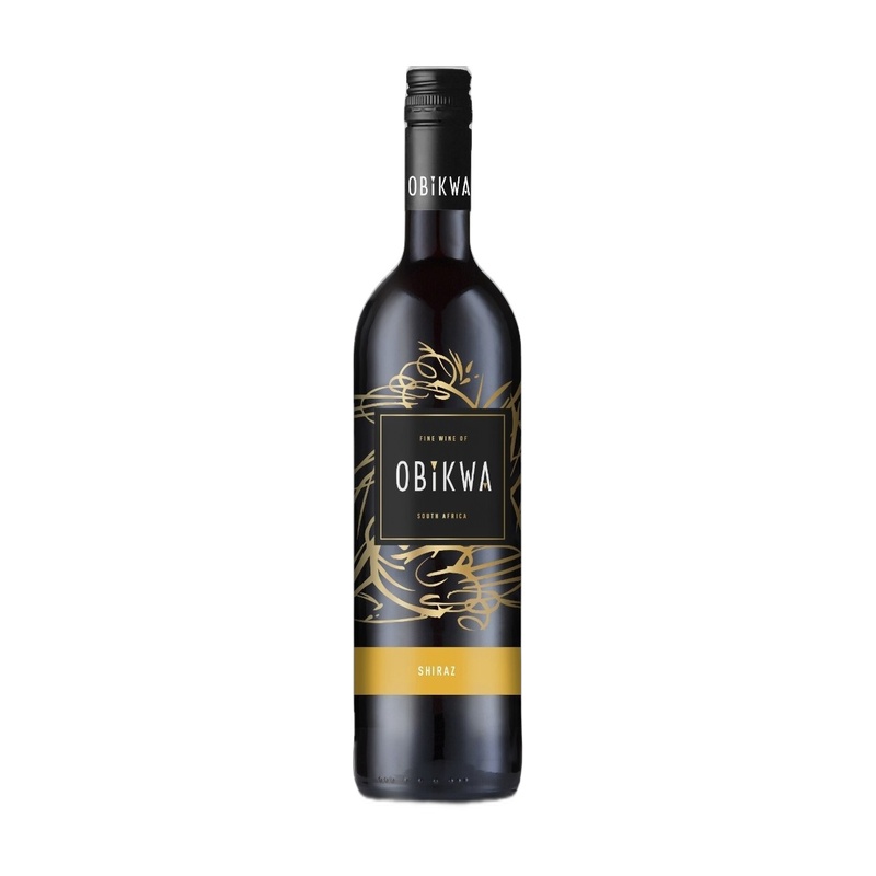 ВИНО OBIKWA SHIRAZ КРАСНОЕ СУХОЕ 13,5% 0,75Л ЮАР