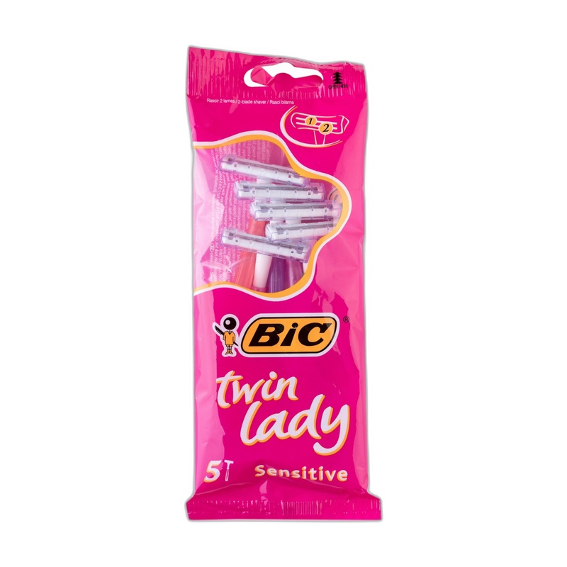 БРИТВА ОДНОРАЗОВАЯ BIC TWIN LADY 5ШТ