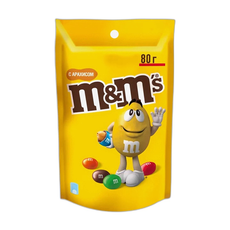ДРАЖЕ M&M'S С АРАХИСОМ 80Г