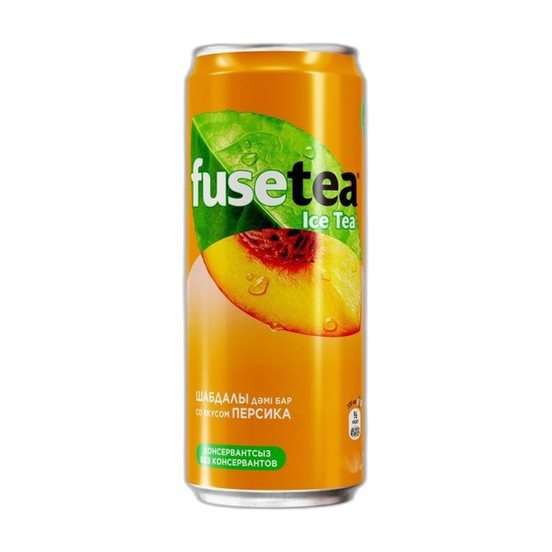 ЧАЙ ХОЛОДНЫЙ FUSE TEA ПЕРСИК 0,45Л Ж/Б