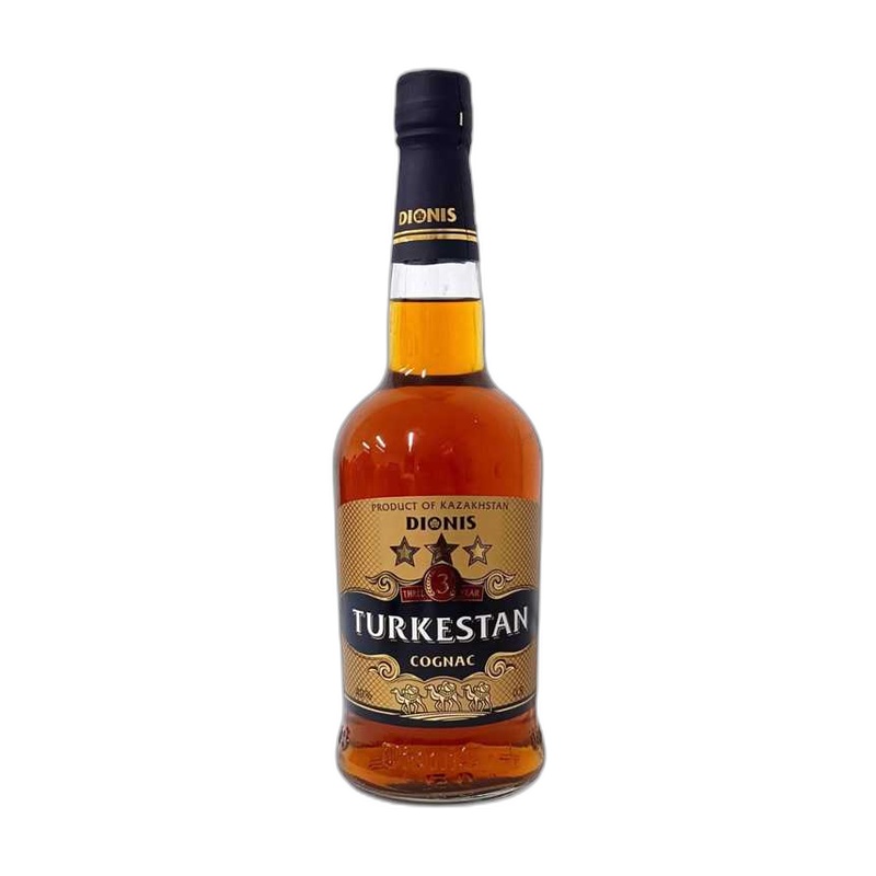 КОНЬЯК DIONIS ТУРКЕСТАН CОGNAC 3 YO 40% 0,5Л