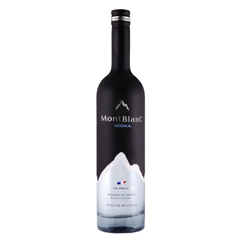 ВОДКА MONT BLANC 40% BOX 1 GLASS 0,7Л