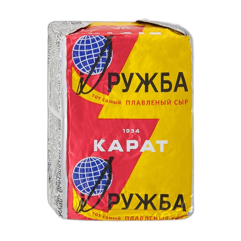 СЫР ПЛАВЛЕНЫЙ КАРАТ ДРУЖБА 45% 90Г